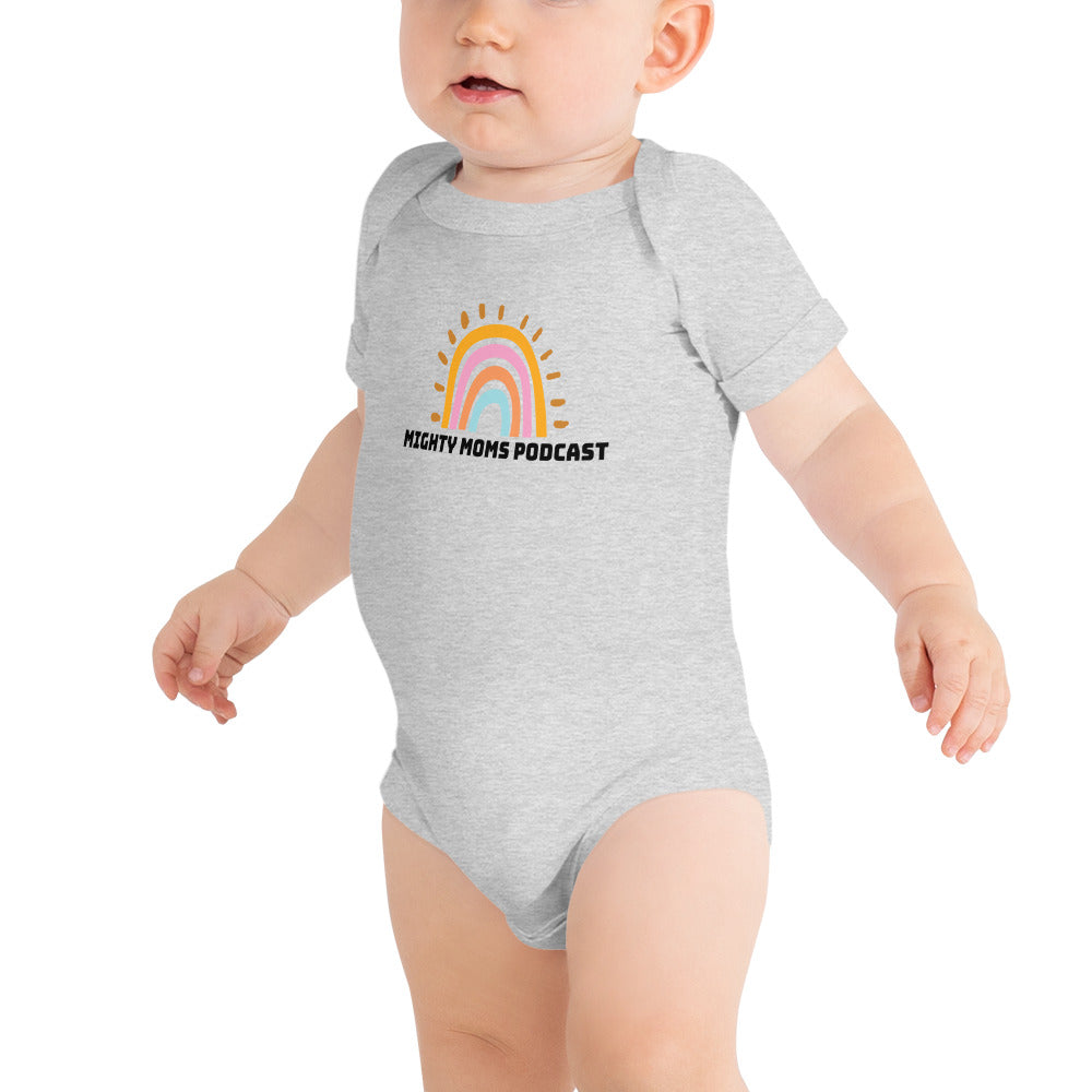 MM Rainbow Baby short sleeve one piece