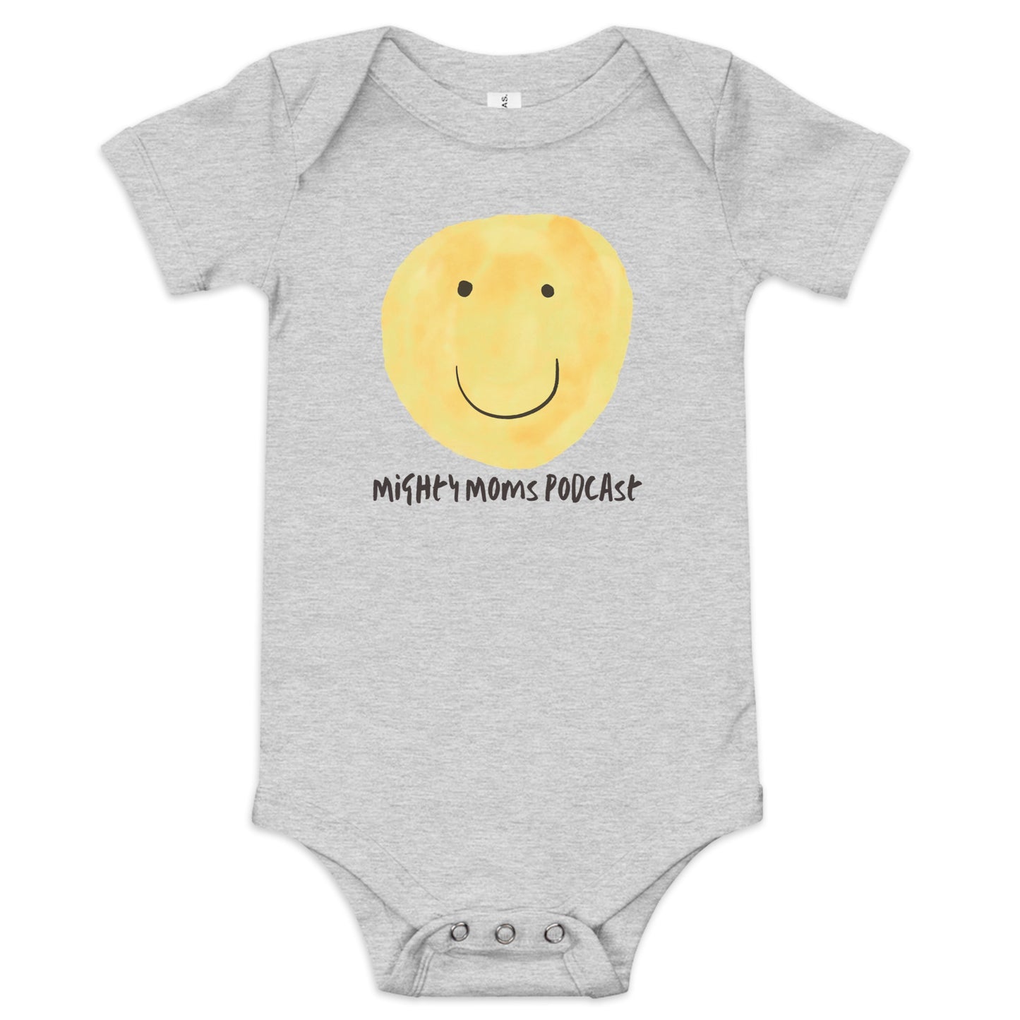MM Smiley Baby short sleeve one piece