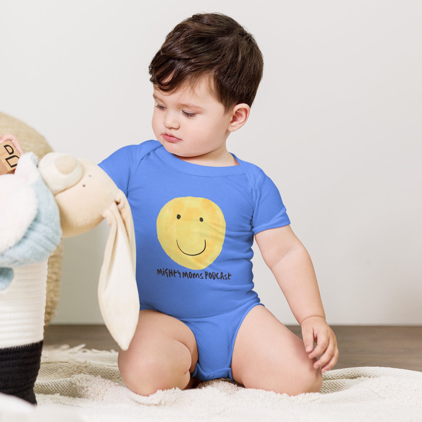 MM Smiley Baby short sleeve one piece