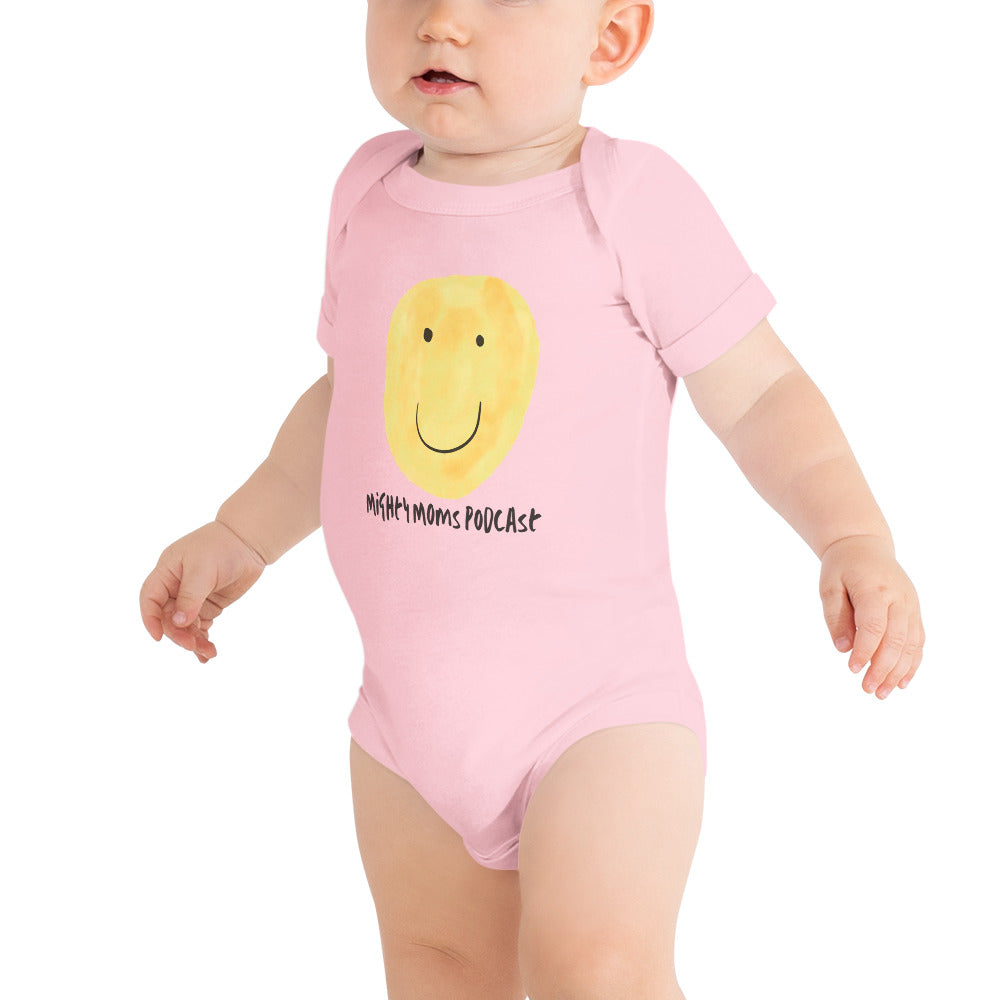 MM Smiley Baby short sleeve one piece