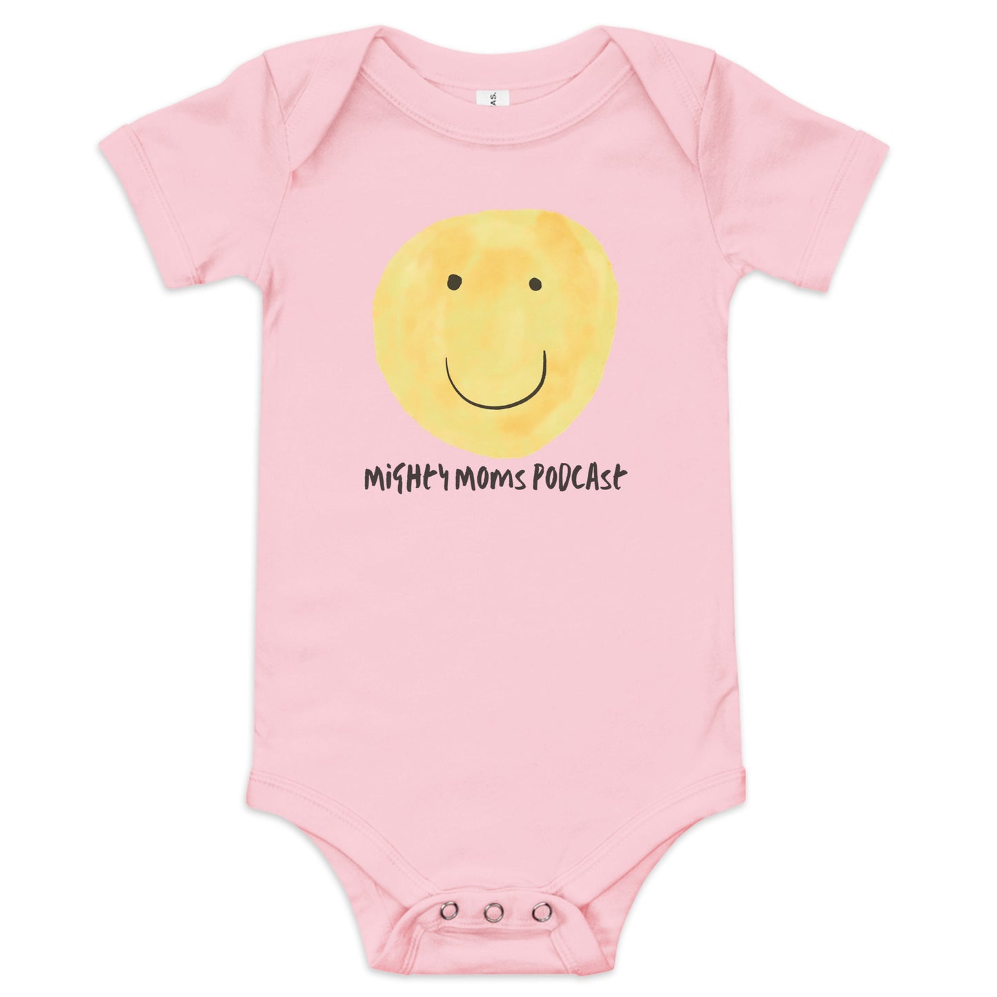 MM Smiley Baby short sleeve one piece
