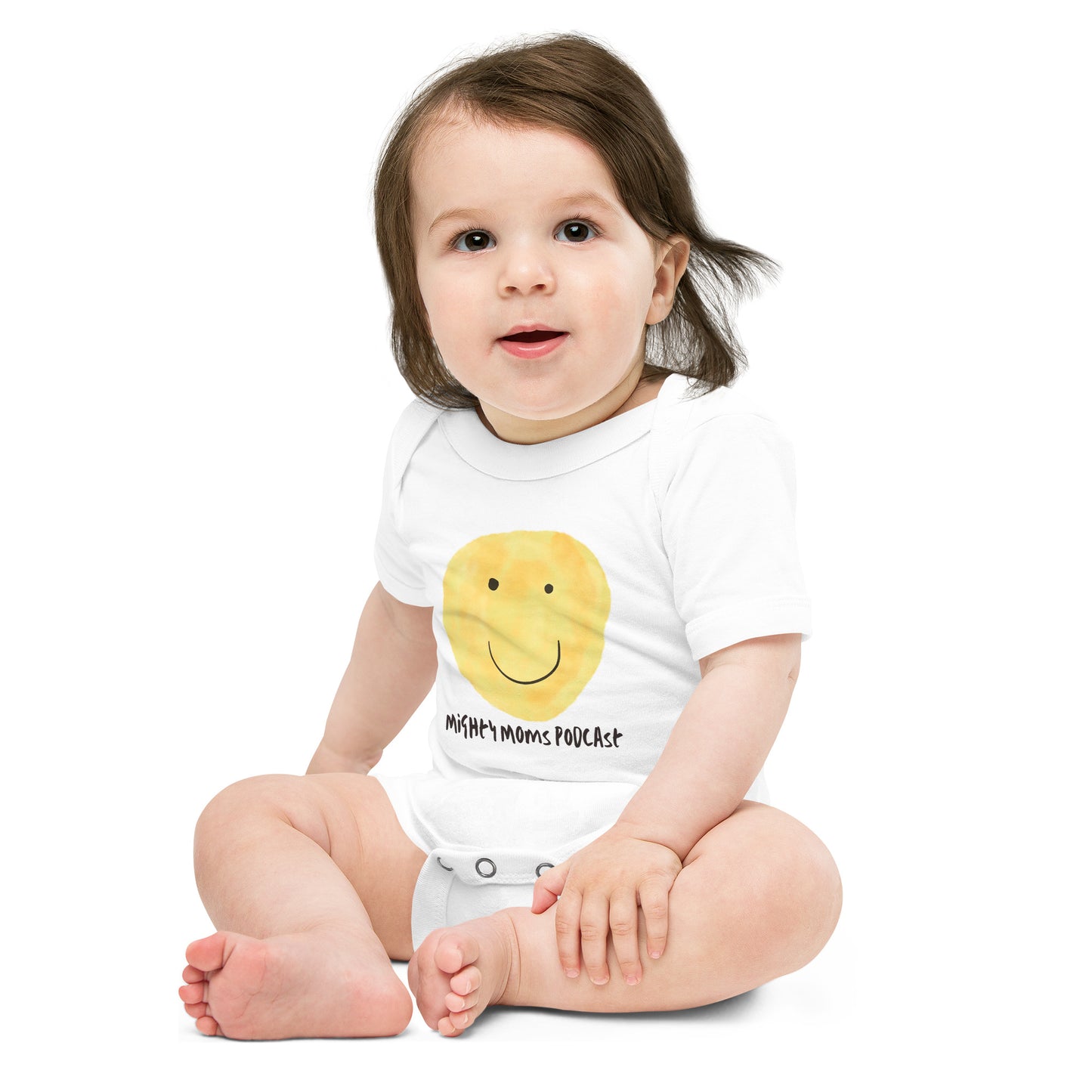 MM Smiley Baby short sleeve one piece