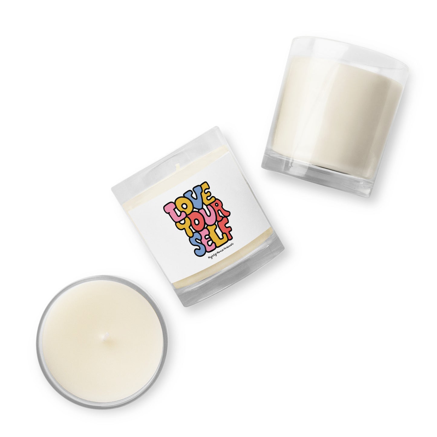 MM Love Yourself Glass jar soy wax candle