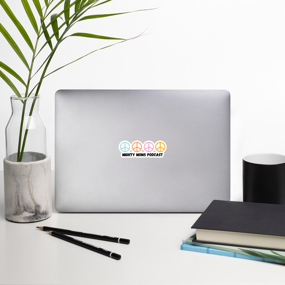 MM Peace Be with You Bubble-free stickers