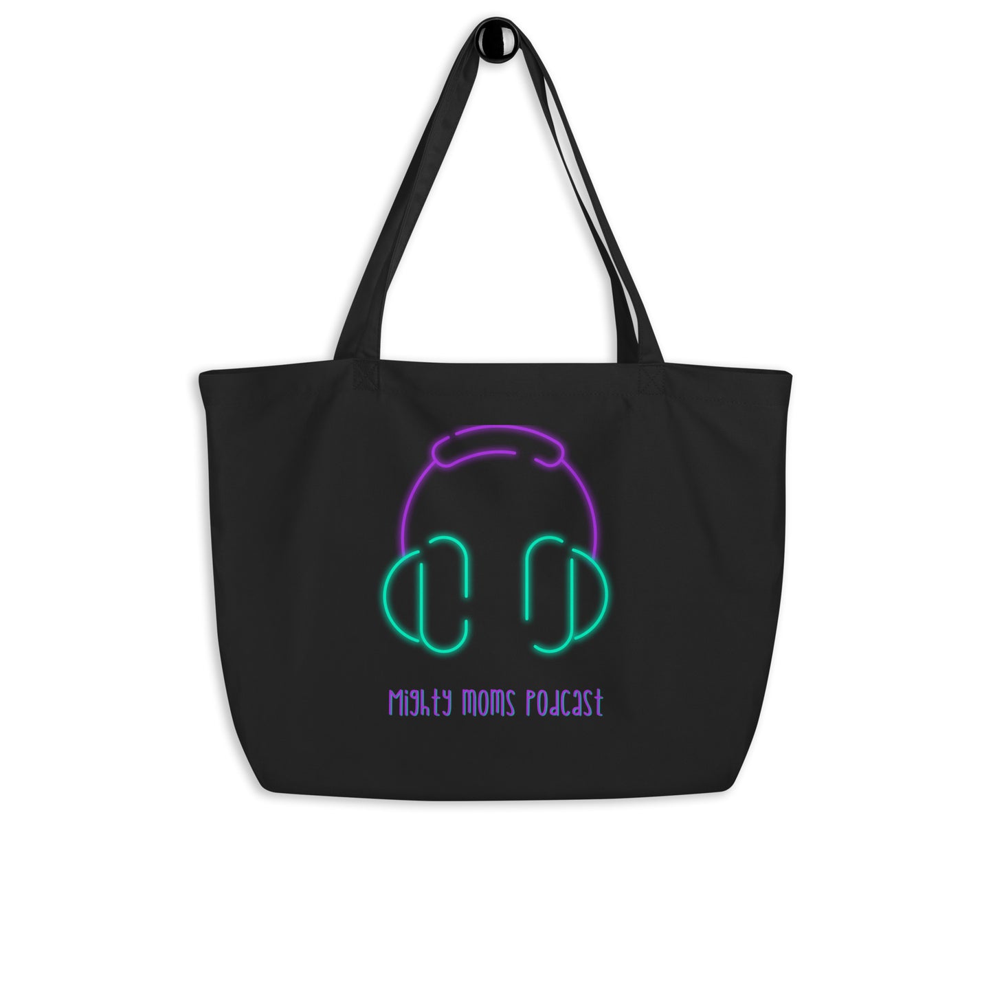 MM Podcast Large organic tote bag