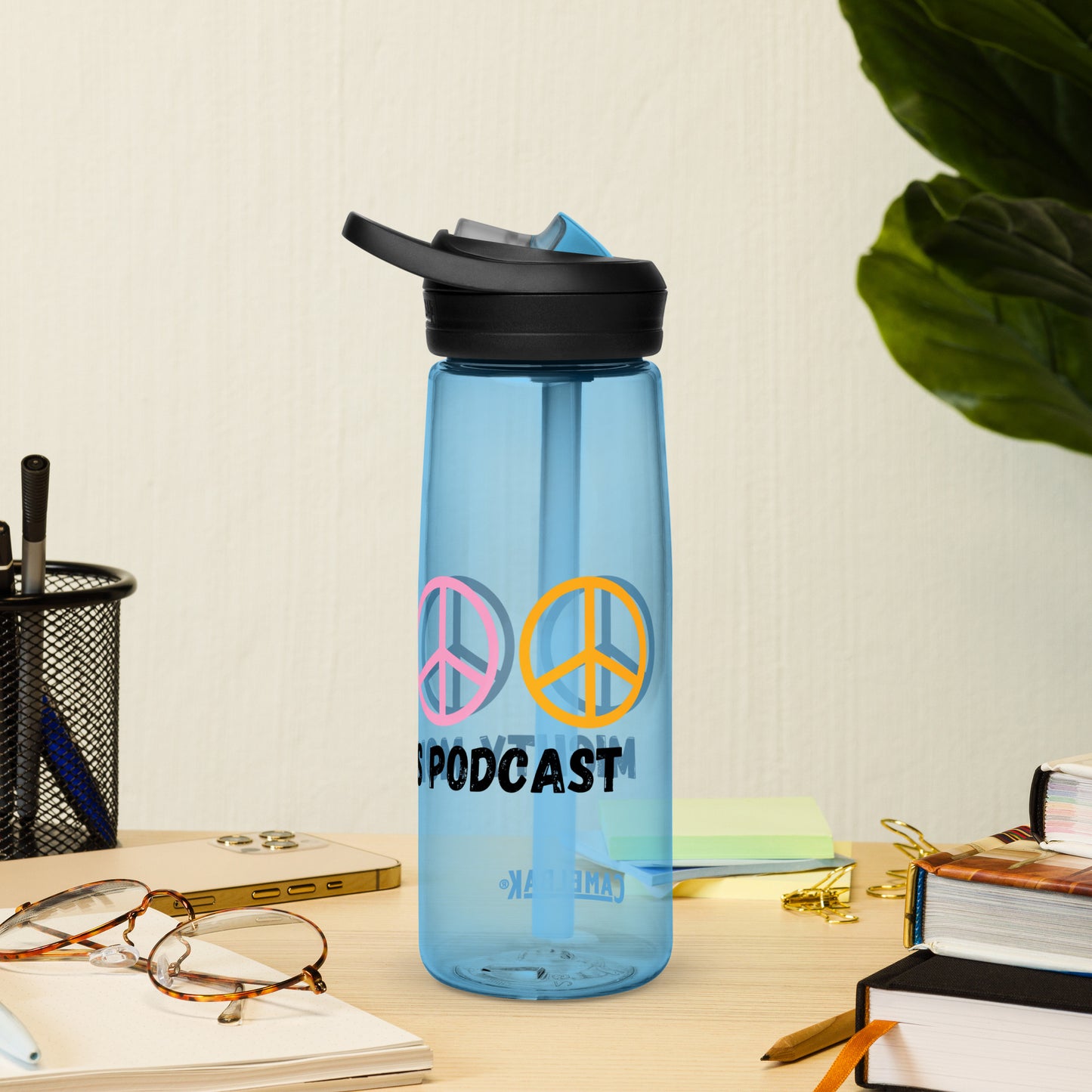 MM Peace Be with You Sports water bottle