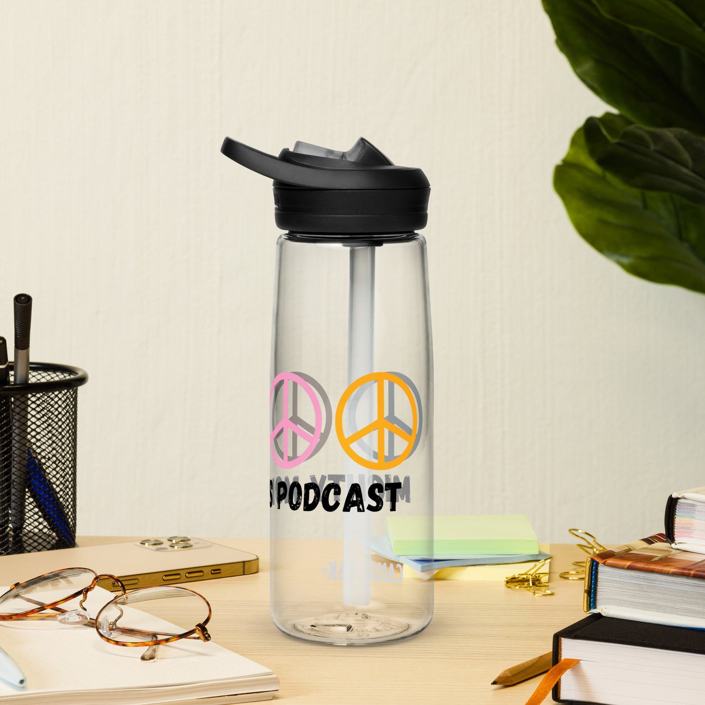 MM Peace Be with You Sports water bottle