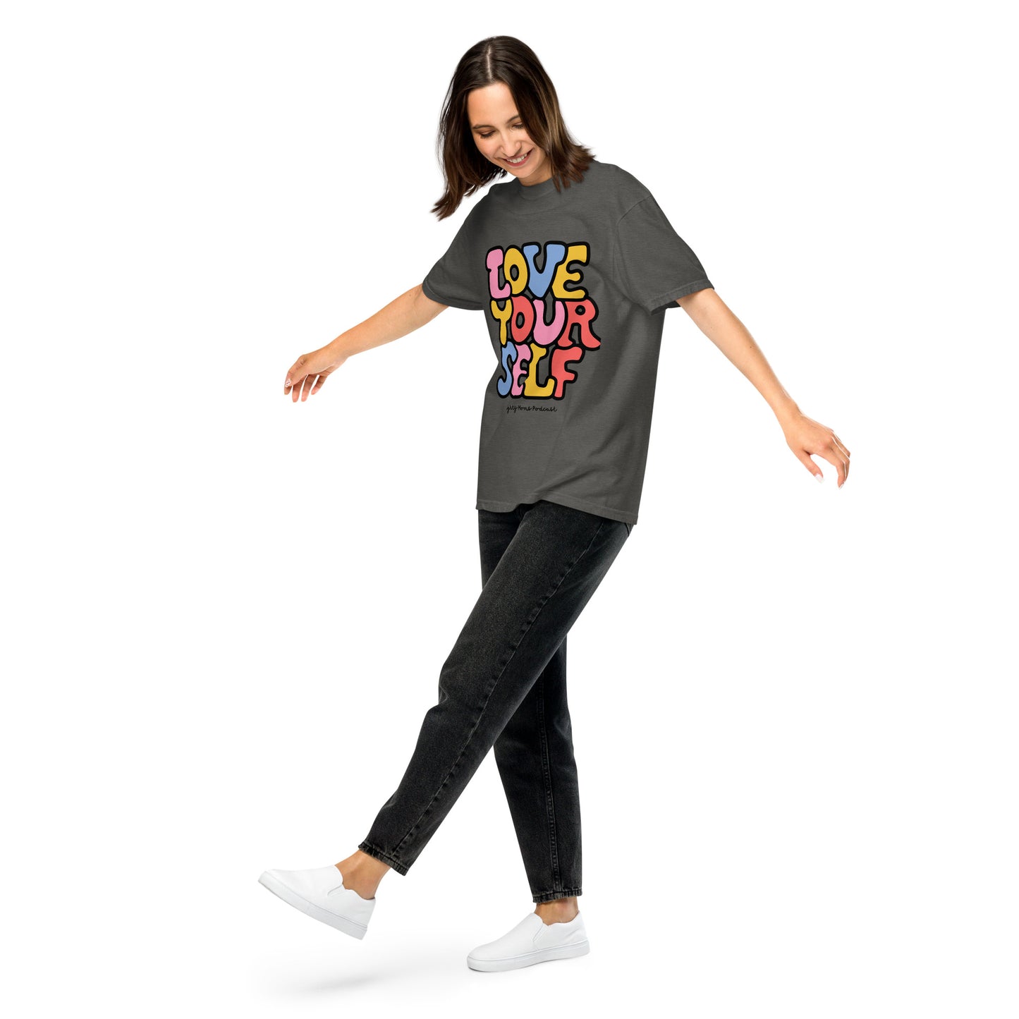 MM Love Yourself Unisex garment-dyed heavyweight t-shirt