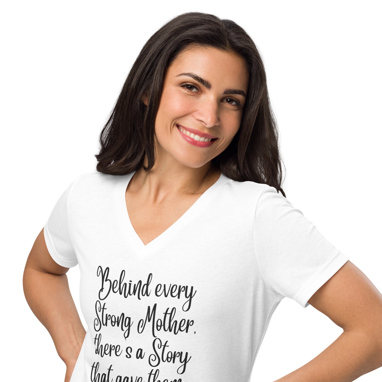 MM Women’s relaxed v-neck t-shirt
