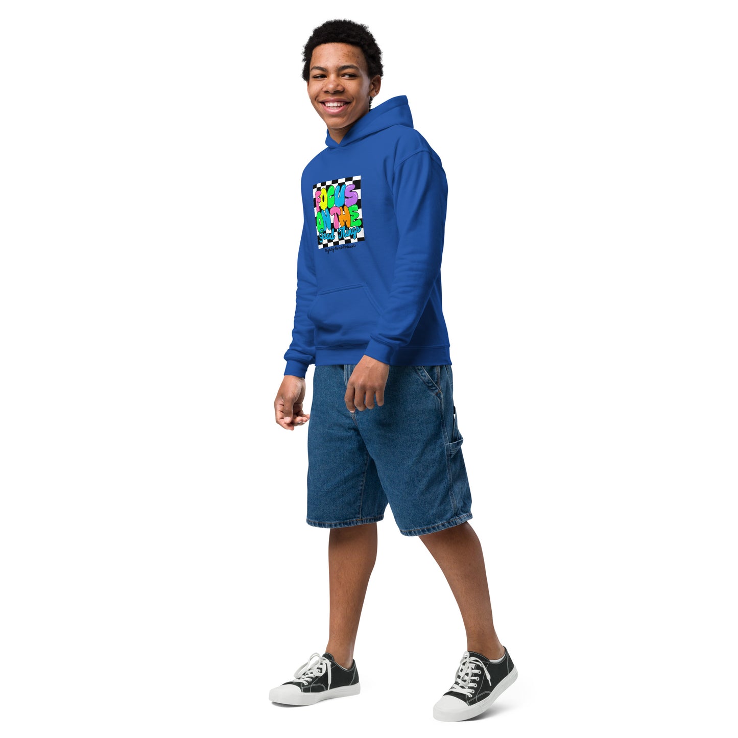 MM Focus on the Good Youth heavy blend hoodie