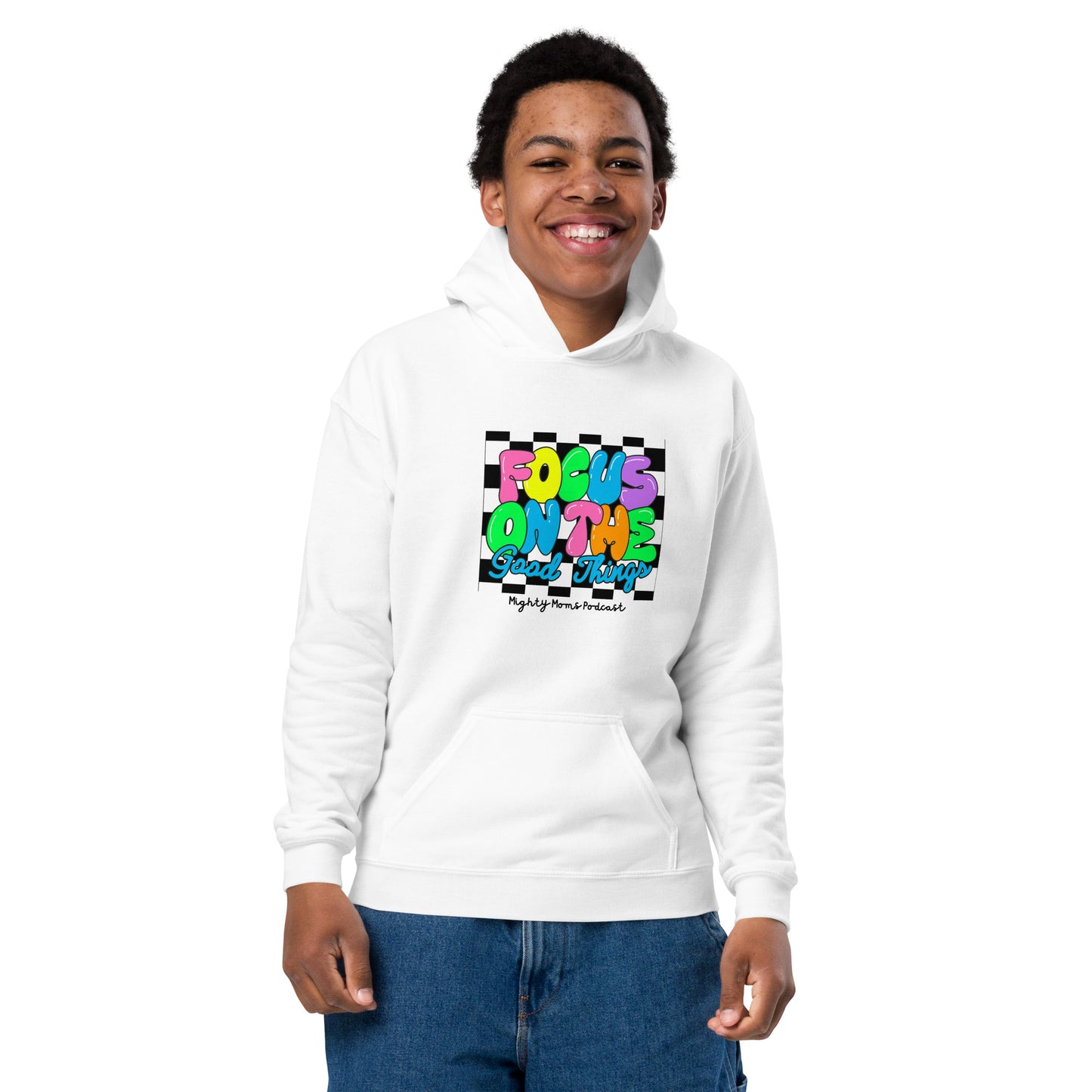 MM Focus on the Good Youth heavy blend hoodie