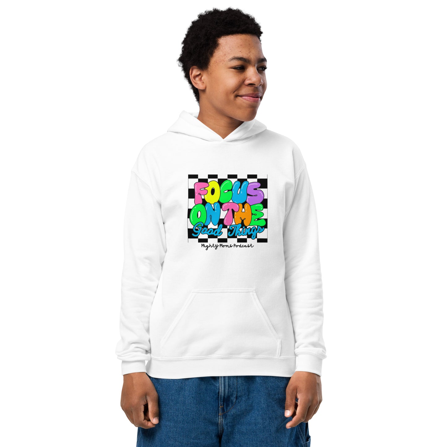 MM Focus on the Good Youth heavy blend hoodie