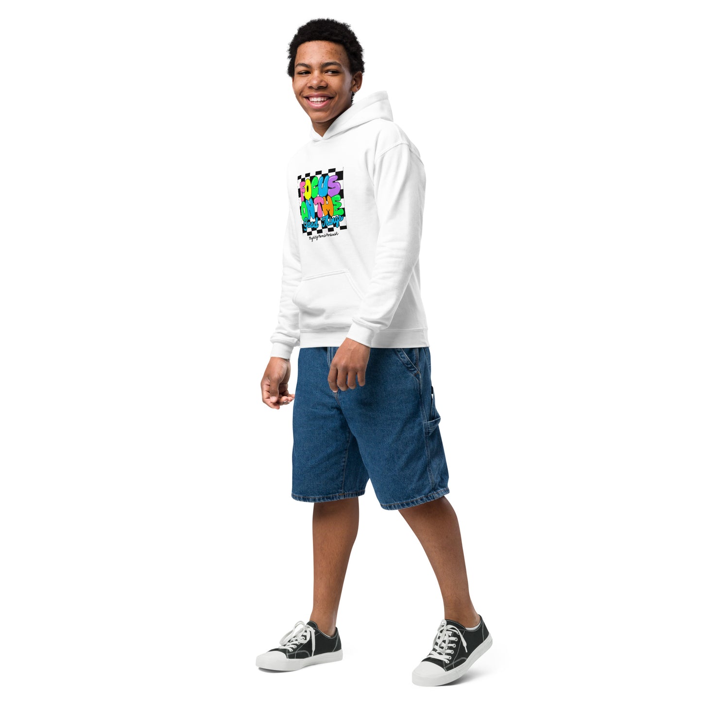 MM Focus on the Good Youth heavy blend hoodie