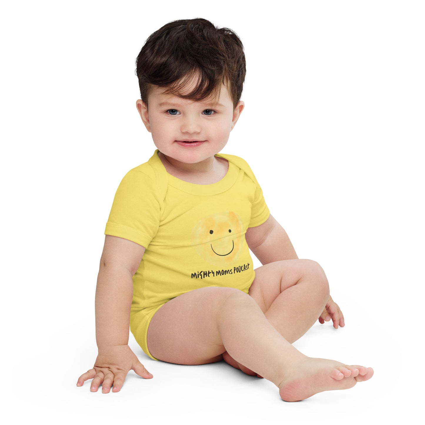 MM Smiley Baby short sleeve one piece