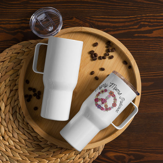 MM Travel mug with a handle