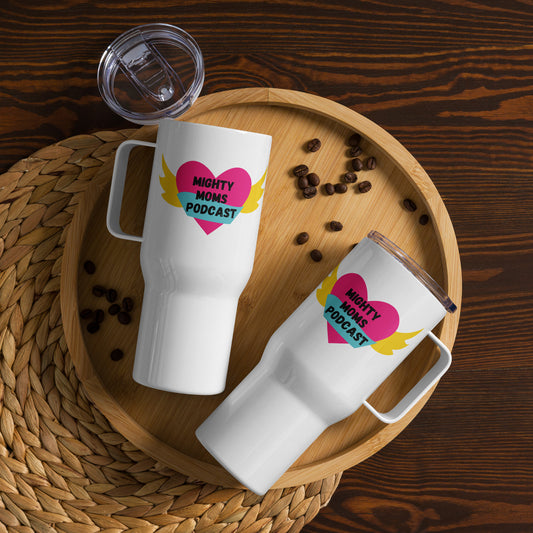 MM Heart Travel mug with a handle