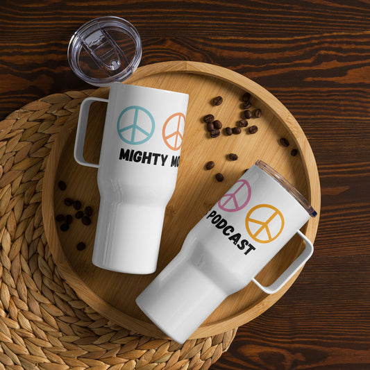 MM Peace be with You Travel mug with a handle