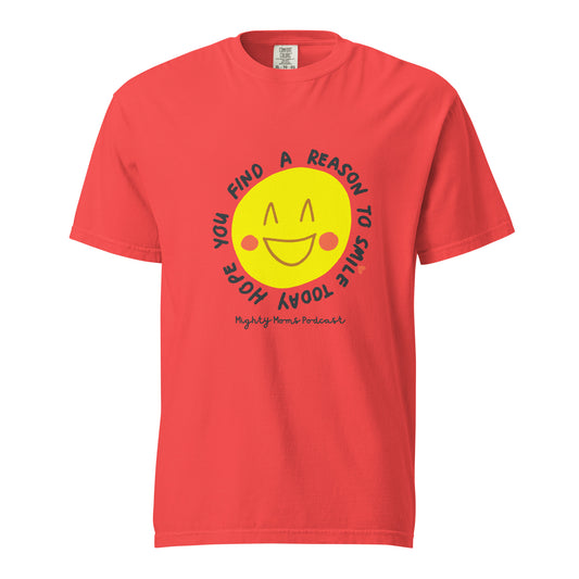MM Smiley Unisex garment-dyed heavyweight t-shirt