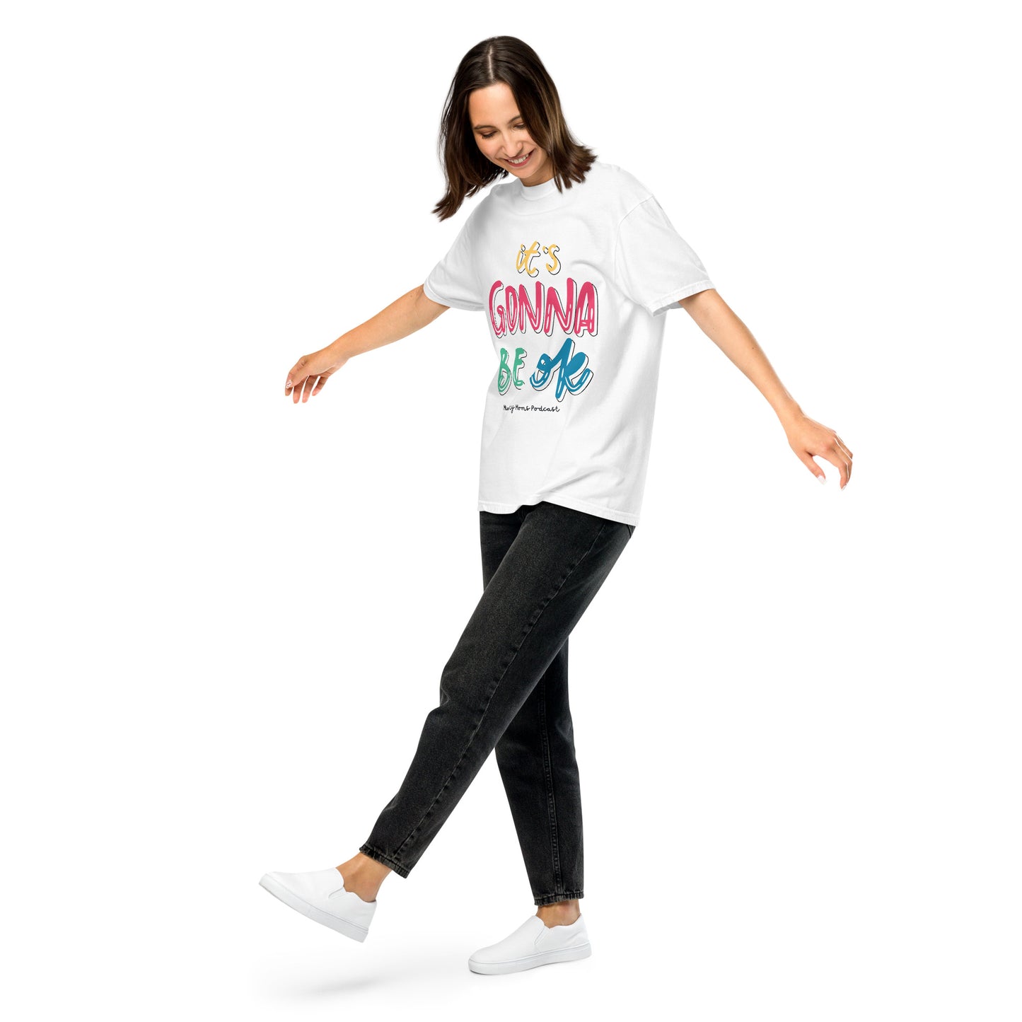 MM It’s Going to be OK Unisex garment-dyed heavyweight t-shirt