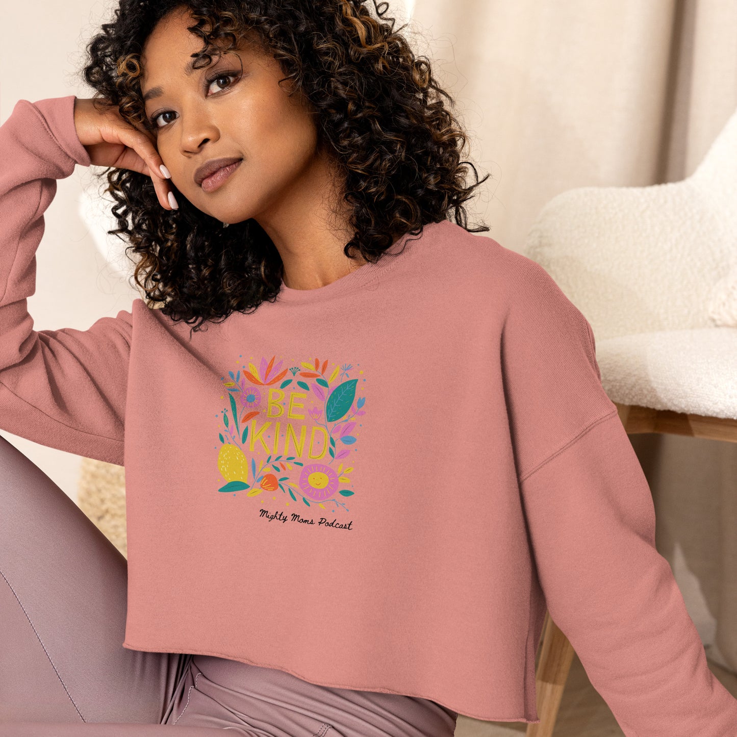 MM Bella Canvas Crop Sweatshirt